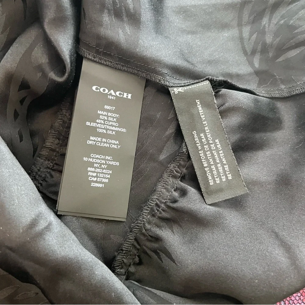 Coach Palm Tree Jacquard Dress